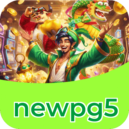 Interface do aplicativo newpg5 mostrando jogos disponíveis no iOS e Android
