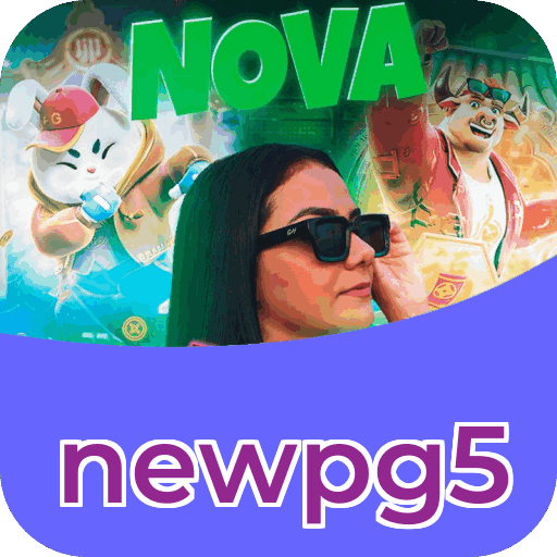 Passo a passo visual mostrando processo de download e instalação do aplicativo newpg5